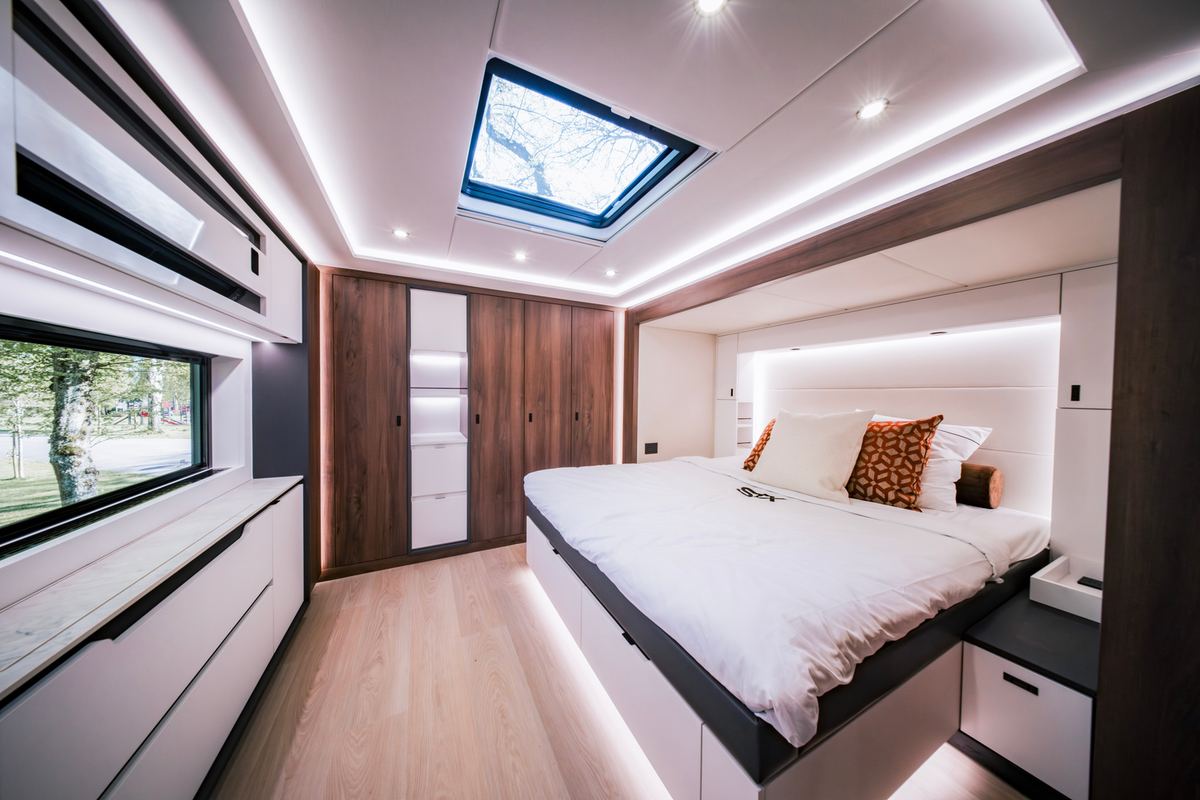 Luxury motorhome interior