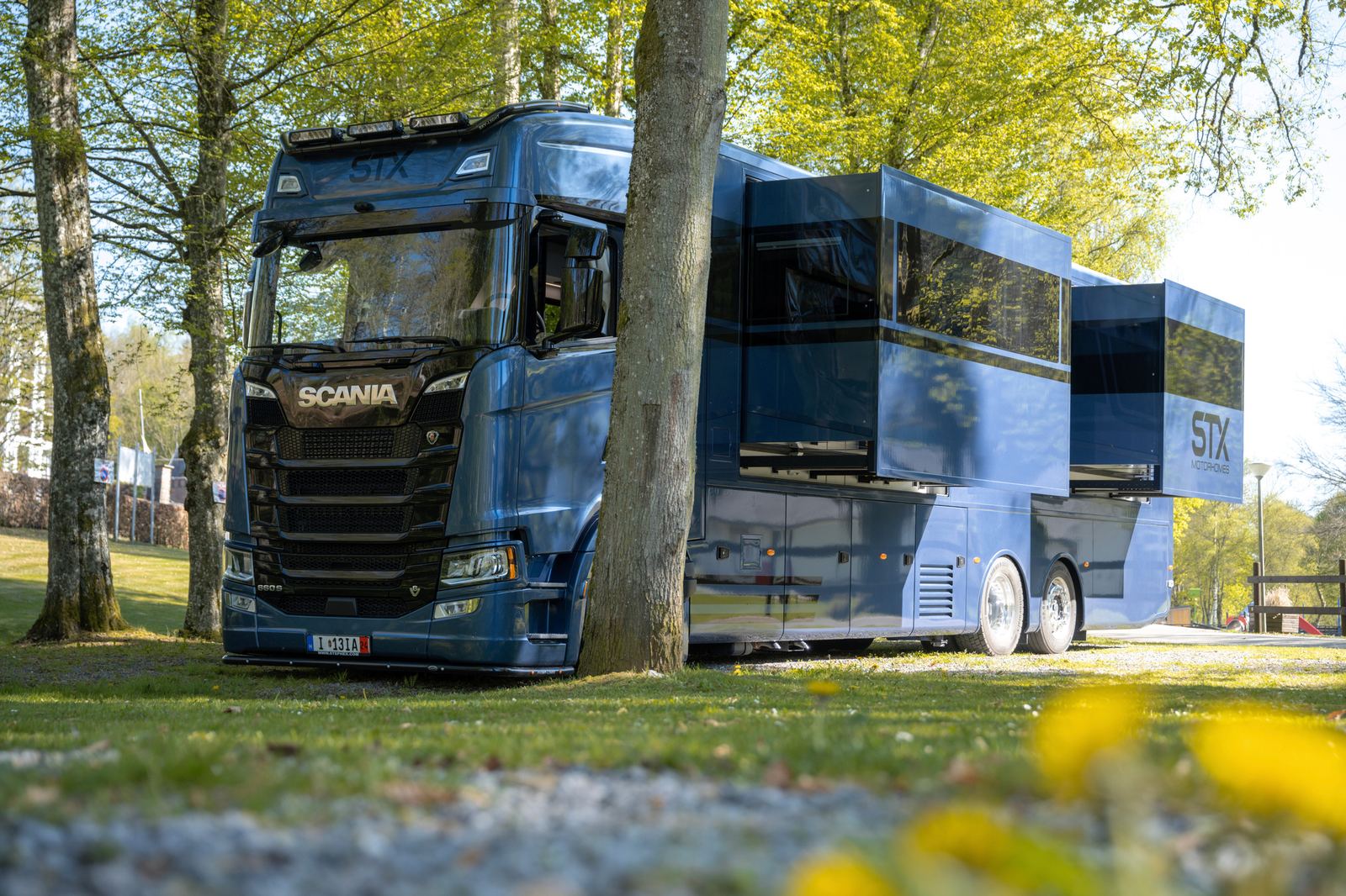 Escape 1, STX motorhome on Scania 660S